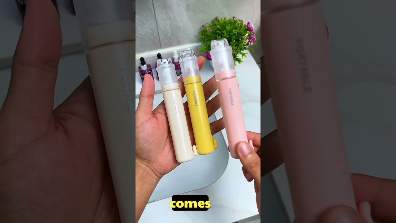 Travel Folding Toothbrush With in-Built Toothpaste Case