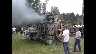 Diesel Engine Running Strong. 1936 Fairbank Morse model 32D, Stationary Engine.