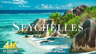 FLYING OVER SEYCHELLES (4K UHD) - Relaxing Music Along With Beautiful Nature Videos - VIDEO 4K LIVE