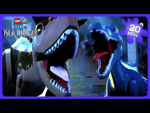 Intense Dinosaur Showdown! 🦖😡😮| LEGO Jurassic World | WildBrain Kids