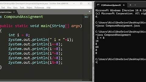 What is Compound Assignment Operator with Example ? |Lecture 12 | Java Tutorial for Beginners.