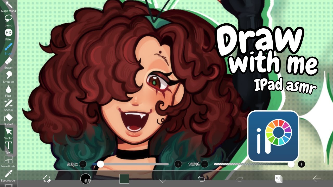 Draw w/ me 💚 12k DTIYS | Ibispaint | iPad ASMR
