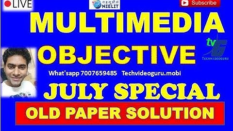 O Level MULTIMEDIA Objective | MULTIMEDIA लैंग्वेज के ऑब्जेक्टिव 2019 january paper  live solution