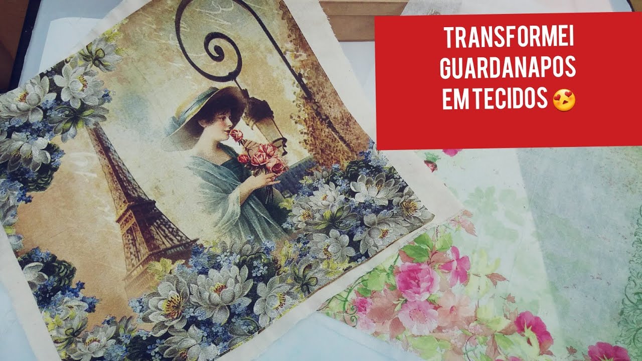 Como Transformar Guardanapos de Papel em Tecido ou TNT