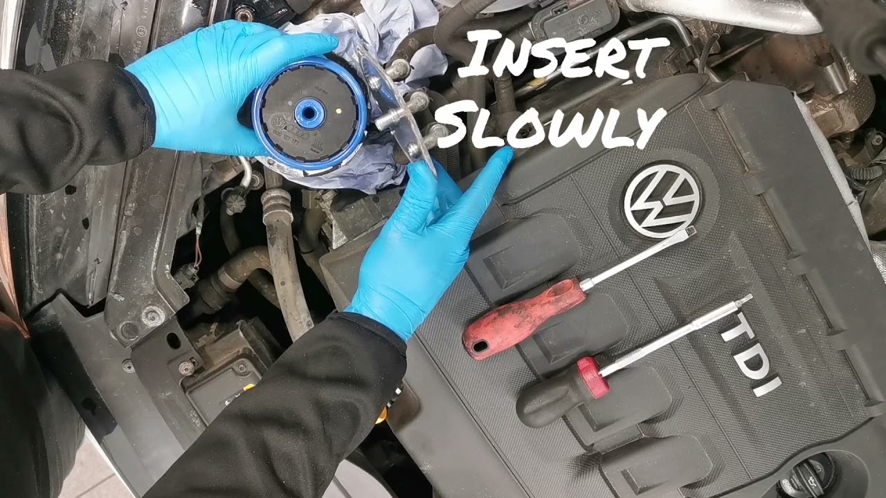 How To Replace Fuel Filter On VW Golf 7, Passat and Tiguan TDI YouTube