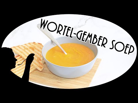 Wortel Gember soep - Recept en Ingrediënten