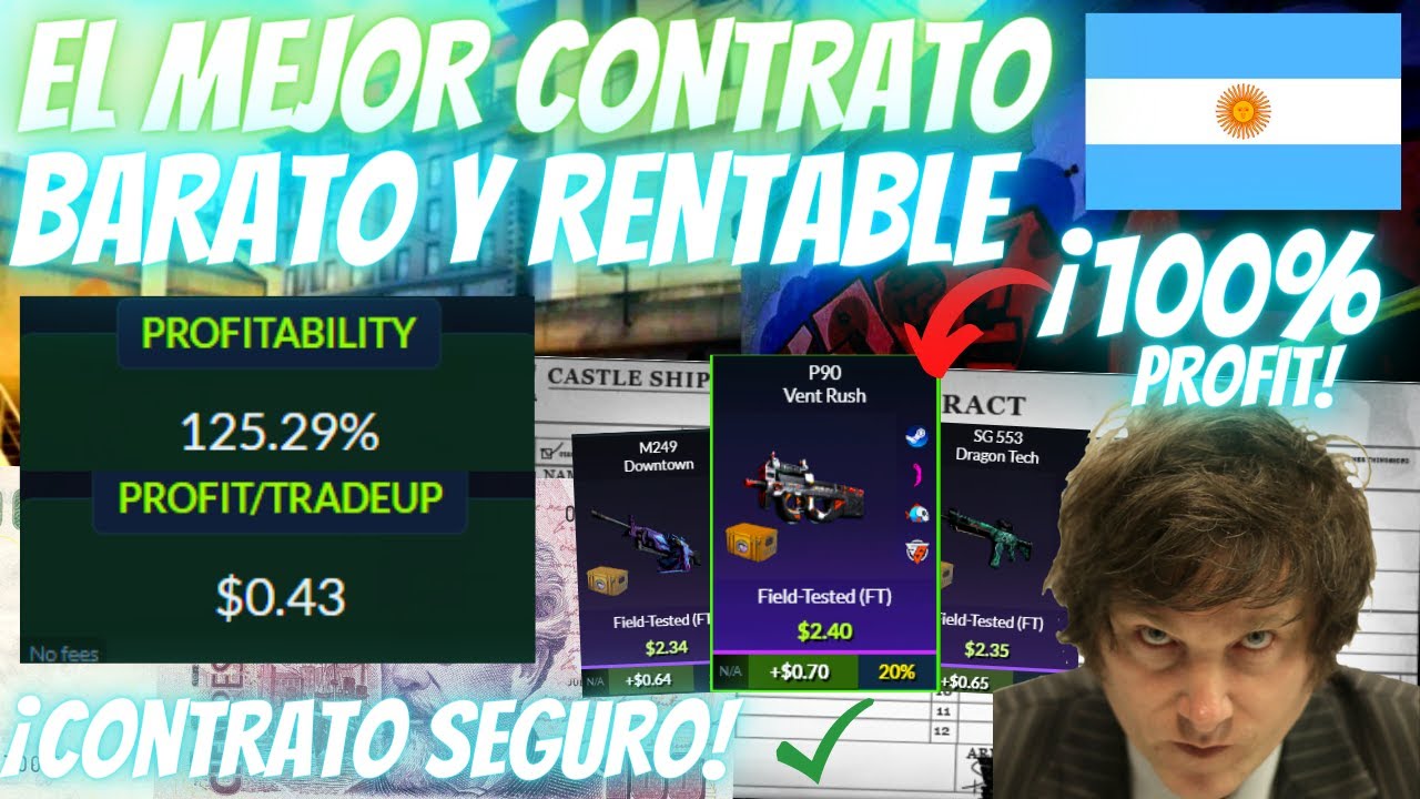 CONTRATO BARATO Y RENTABLE DE CSGO 2023 ARGENTINA POR $170 PESOS (125% PROFIT) - FEBRERO