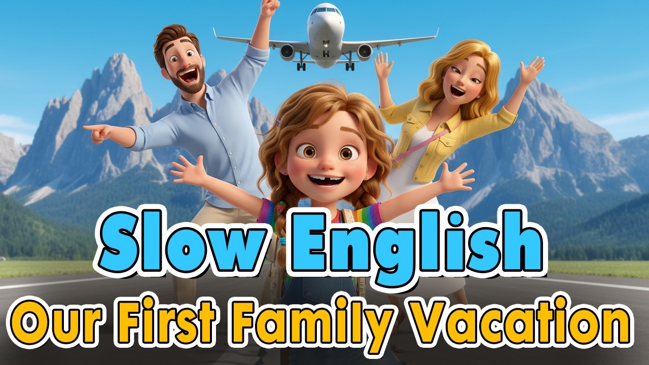 Parents and Child English Conversation | Easy English Listening Practice Story (A1-A2 Level)
