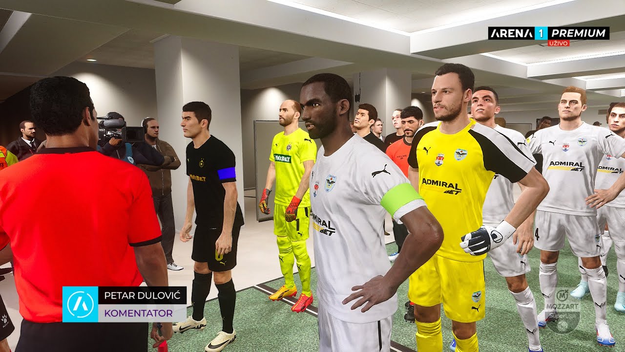 ŽELEZNIČAR PANČEVO PARTIZAN ( SUPER LIGA SRBIJE ) PES 2021