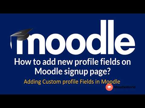 Moodle Administration - How to add custom profile field on Signup page in Moodle?
