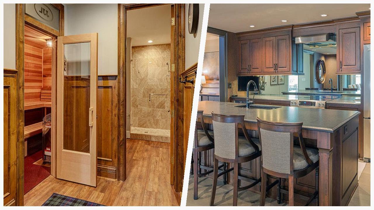 75 Light Wood Floor Basement With Brown Walls Design Ideas You'll Love ⭐️