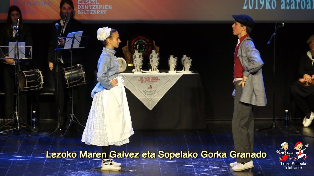201911170106 Maren Galvez eta Gorka Granado Dantzariak, Euskal Herriko Bikote Gazteen 42  Dantza Sol