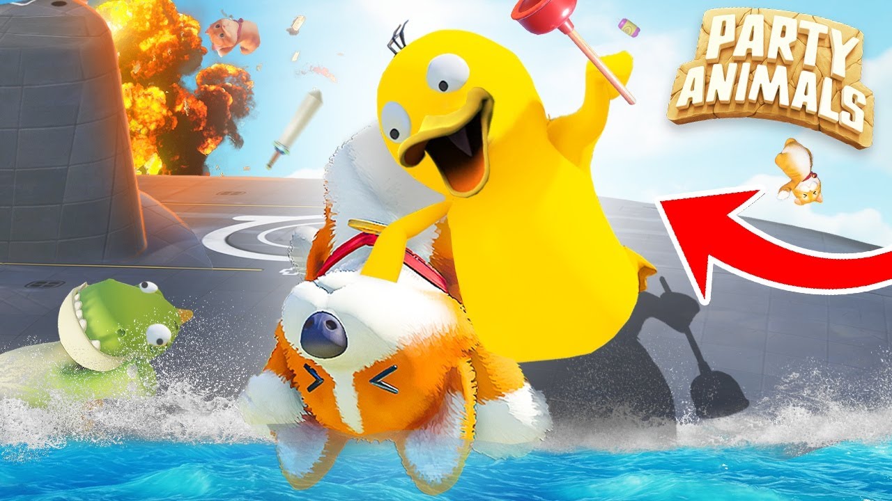 ЭТА ИГРА СМЕШНЕЕ GANG BEASTS! САМАЯ УГАРНАЯ БИТВА ЖИВОТНЫХ