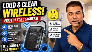 3 Reasons Why 🎤 This Mini PA System Is Shockingly Loud?! 😳 | WinBridge WB007 Voice Amplifier