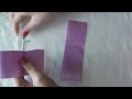 DIY Бантик из атласной ленты