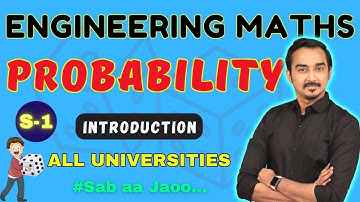 PROBABILITY | S-1 | ENGINEERING MATHS | CONDITIONAL PROBABILITY | SAURABH DAHIVADKAR