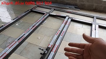 Cửa đi nhôm xingfa 4 cánh,những lưu ý cần thiết khi làm và công thức nhôm.