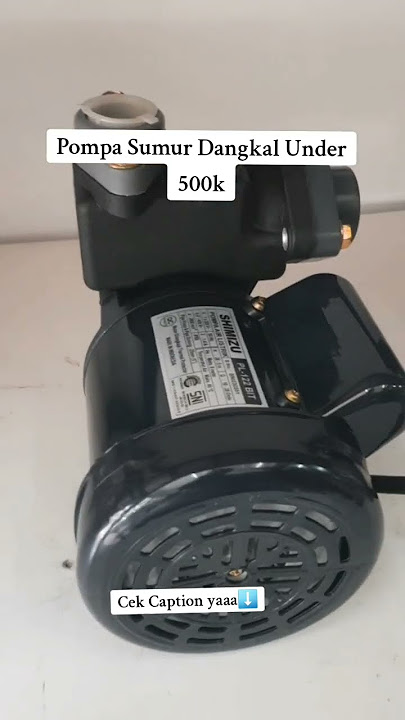 Pompa Sumur Dangkal 125 Watt Shimizu PL 122 BIT. Daya listrik 125 watt dapat mendorong hingga 33 m.
