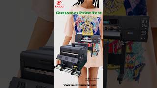 Client Custom Print Samples Before Purchase | KAIOU 60cm DTF Printer