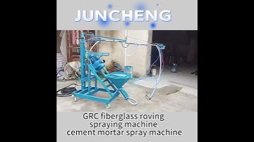 GRC fiberglass roving spraying machine cement mortar spray machine