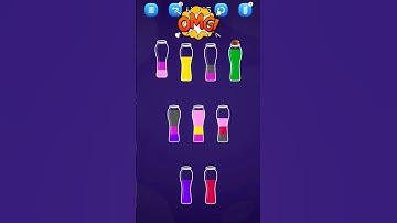 Gameplay Video Water Sort Puzzle || #games #watershort #gameplay