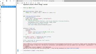 Quick Start Hyperpameter Tunning with Ray Tune