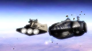 Star Wars: Empire at War Remake - CIS Subjugator and Alliance ships in action