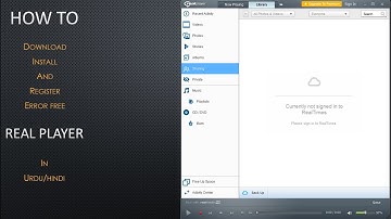 How to free download and install working RealPlayer Software