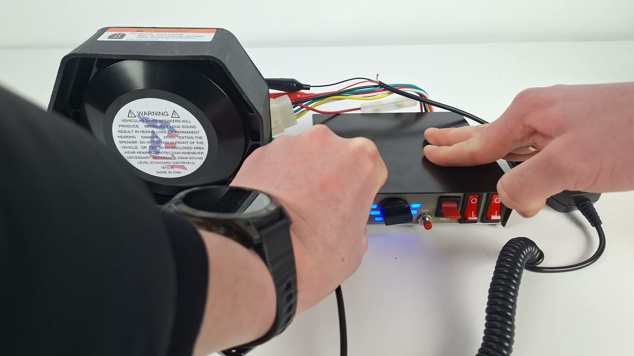 Спецсигнал СГУ 200w з гучномовцем, динамік 200w, 12V