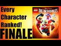 LEGO Incredibles - Every Character Ranked FINALE!