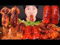 MUKBANG ASMR | SPICY SEAFOOD BOIL🦑🦞SQUID LOBSTER TAIL OCTOPUS MUSHROOMS 직접 만든 해물찜 먹방 EATING SOUNDS