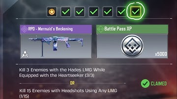 Kill 3 Enemies with the Hades LMG While Equipped with the Heartseeker (3/3) ✅