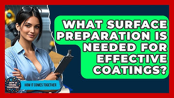 What Surface Preparation Is Needed For Effective Coatings? - How It Comes Together