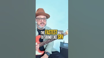 How To Sound Like Stevie Ray Vaughan Fast!
