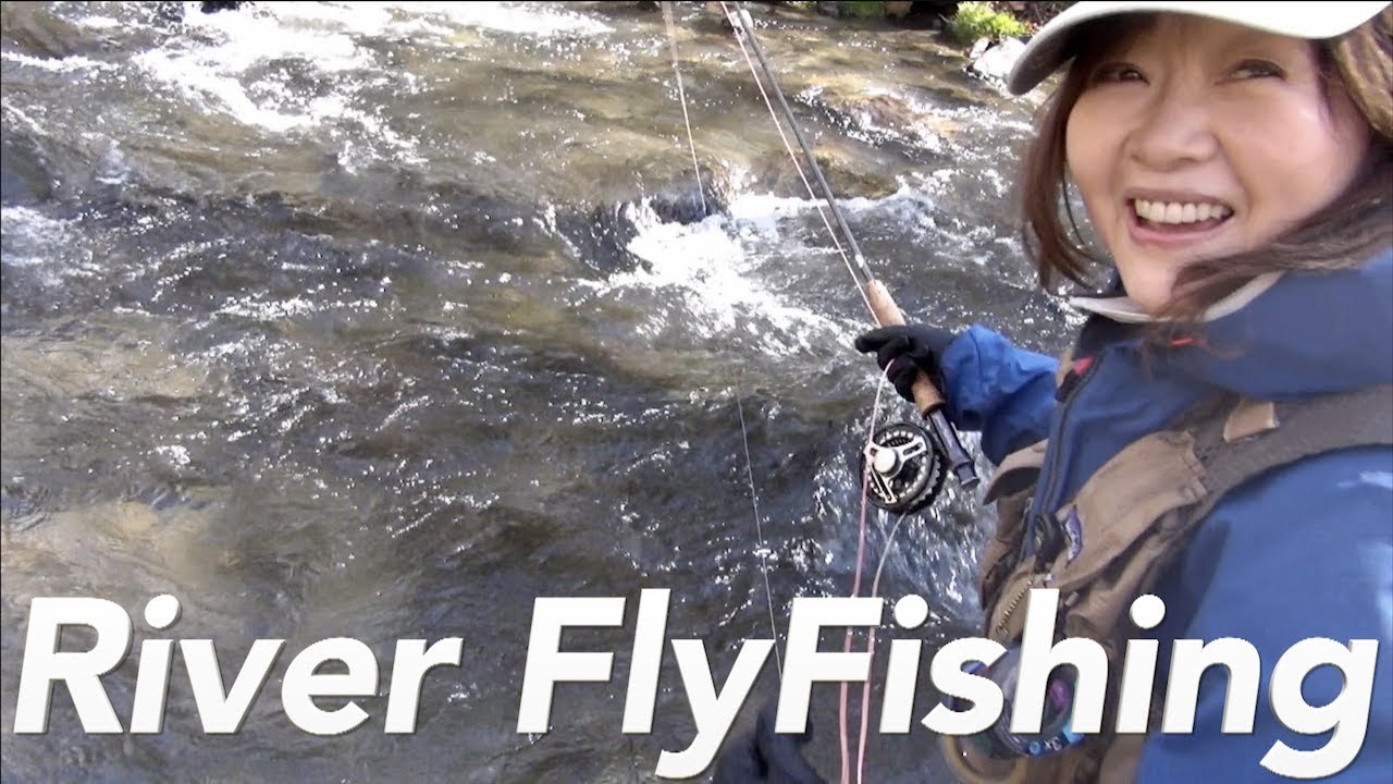 長野県 軽井沢フライフィッシング 渓流釣り 白糸の滝 Woman Fly Fishing Youtube