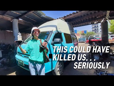 This could have killed us... seriously | Vanlife in Morocco