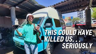 This could have killed us... seriously | Vanlife in Morocco