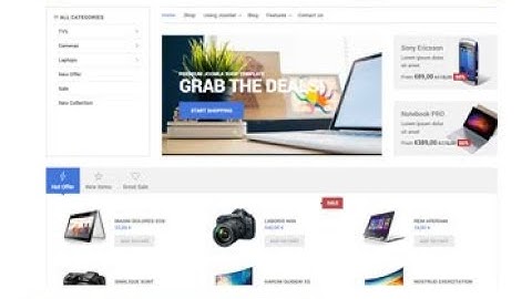 Q Store Joomla Shopping Cart Template