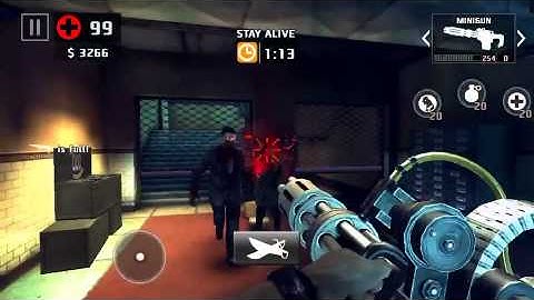 Dead trigger 2 defence minigun and take no damage.