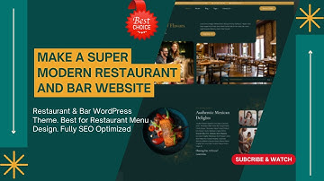 Restaurant- en barwebsite in enkele minuten: BrewHub WordPress-themabeoordeling | Maak uw eigen r...