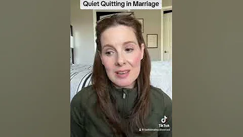 Quiet Quitting in Marriage