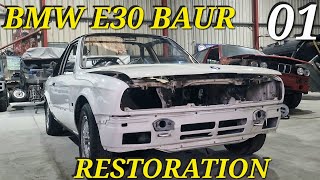 Restoring A RARE BMW E30 Baur! EP1
