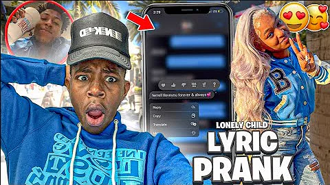 NBA YOUNGBOY : LONELY CHILD LYRIC PRANK ON BADKID ...