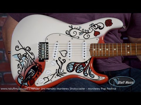 Fender Jimi Hendrix Monterey Stratocaster - Monterey Pop Festival