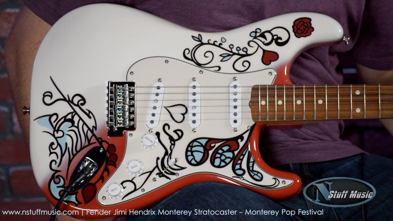 Fender Jimi Hendrix Monterey Stratocaster Monterey Pop Festival -