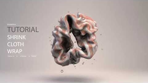 Shrink Cloth Wrap X-Particles Tutorial 2020