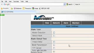 NETCURY IP CAMERA VIDEO TUTORIALS - Alarm Settings