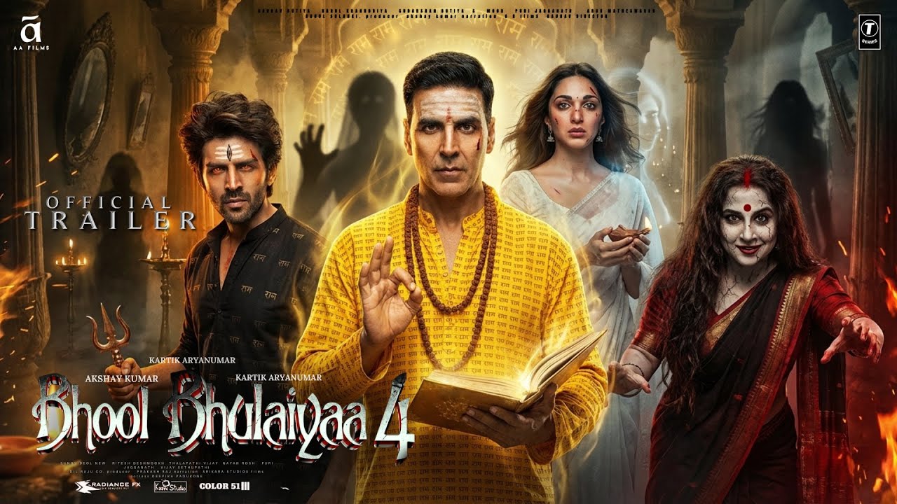 Bhool Bhulaiyaa 4 - Trailer | Akshay Kumar | Kartik Aaryan, Vidhya Balan, Priyadarshan | Movie 2026