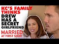KC's family asks Drew if he has a girlfriend over dinner | MAFS 2020