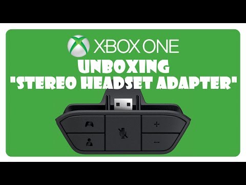 Xbox One Stereo Headset Adapter Unboxing Deutsch/German